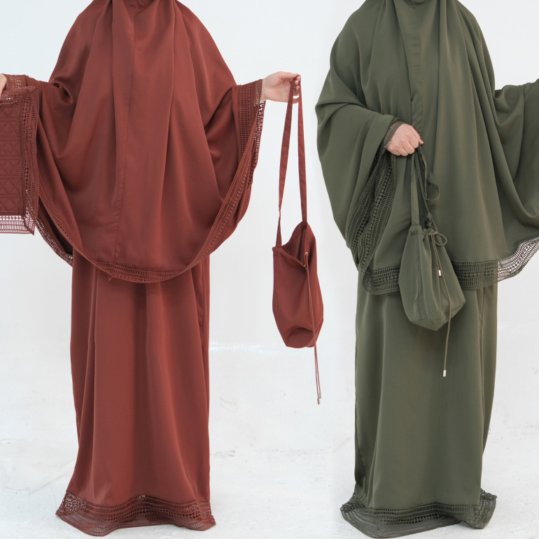 Women Bags In Dubai - Moslim 4-delige set vrouwen rokken hoofddoek
