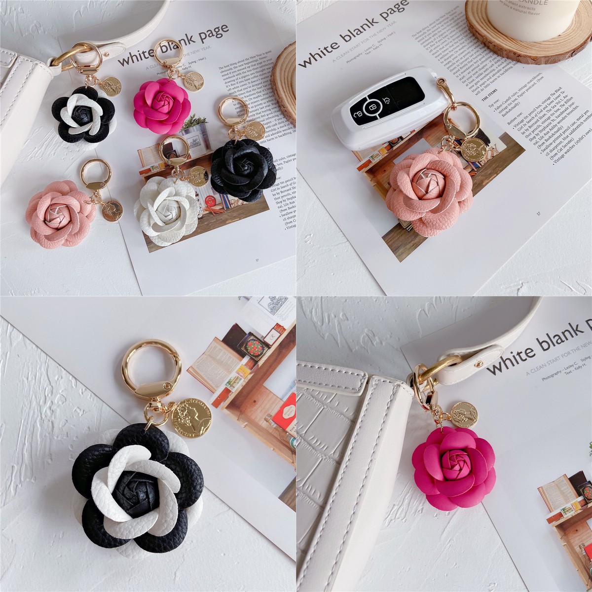 Women Bags Chanel - Charmante sleutelhanger voor Chanel – lederen