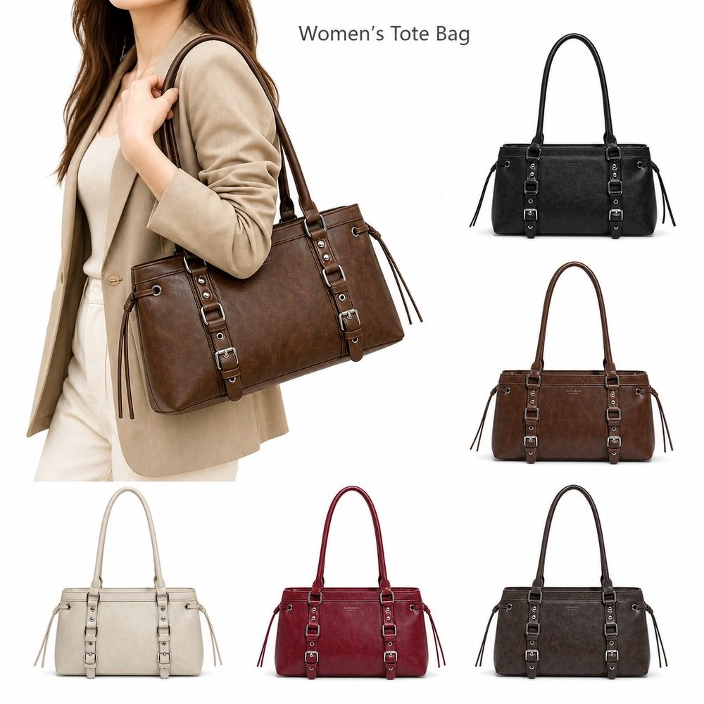Top Handle Structured - Duurzame, gestructureerde dameshandtas, lichte luxe, handtas
