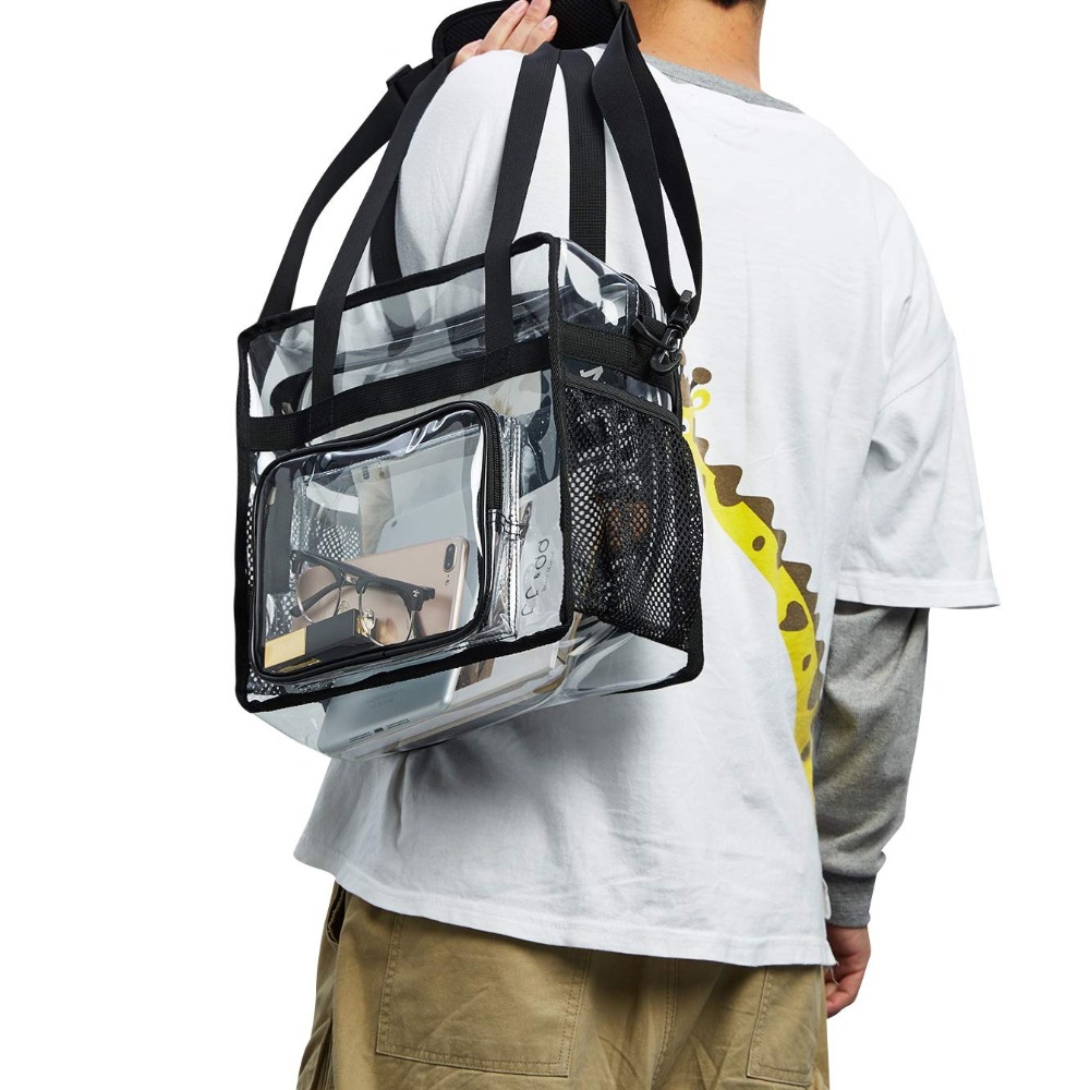 Women Bags Daily Use - Doorzichtige draagtas, zware kwaliteit, transparant plastic,