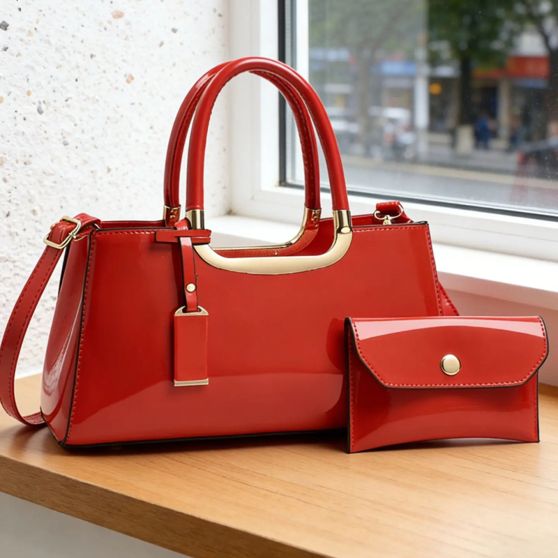 Women Bags Crossbody - Dameshandtasset, lichte luxe PU lederen schoudertas,