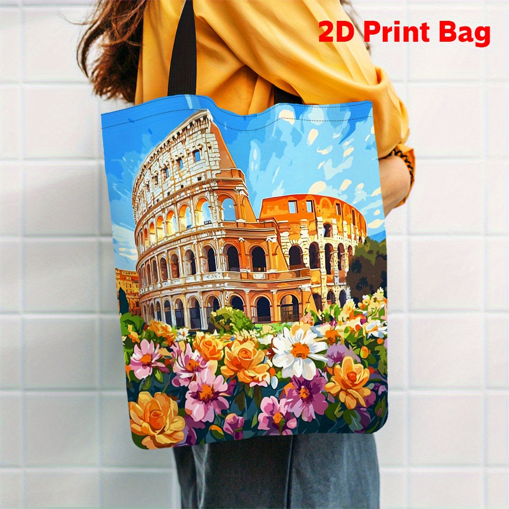 1pc bedrukte draagtas met het  - Women Bags Rome recensie en prijs