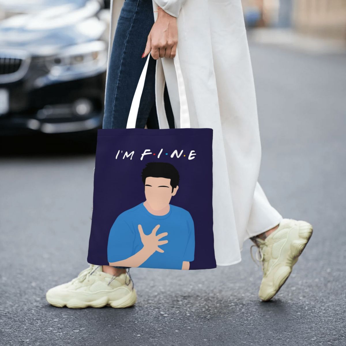 I'm Fine Canvas Tote Bag Milie - Women Bags Ross recensie en prijs