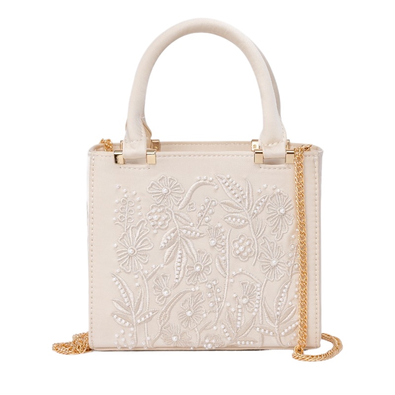Geborduurde parelhandtas Vinta - Top Handle Structured recensie en prijs