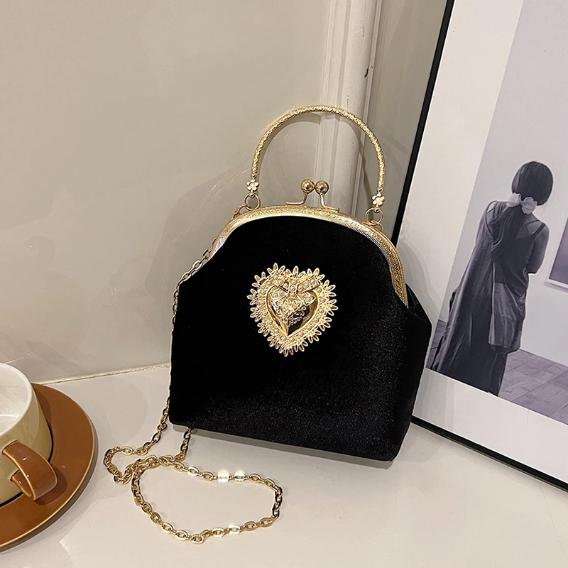 Kettingen Fluwelen Frame Hart  - Women Hand Bags Sale recensie en prijs