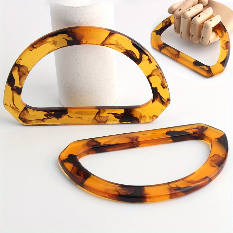 2 STKS D-vormige acryl schildp - Tortoiseshell Bag Acrylic recensie en prijs