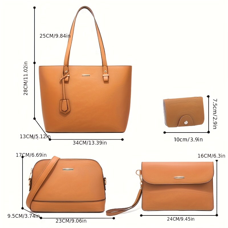 4 stuks mode damestassensets e - Women'S Retro Bags recensie en prijs